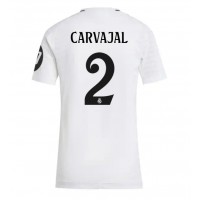 Real Madrid Daniel Carvajal #2 Hjemmebanetrøje Dame 2024-25 Kortærmet